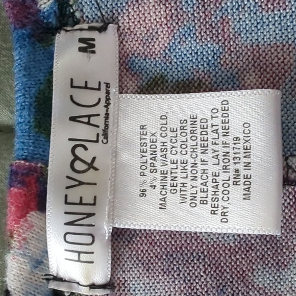 Honey & Lace Black Floral Duster, M - Picture 5 of 5